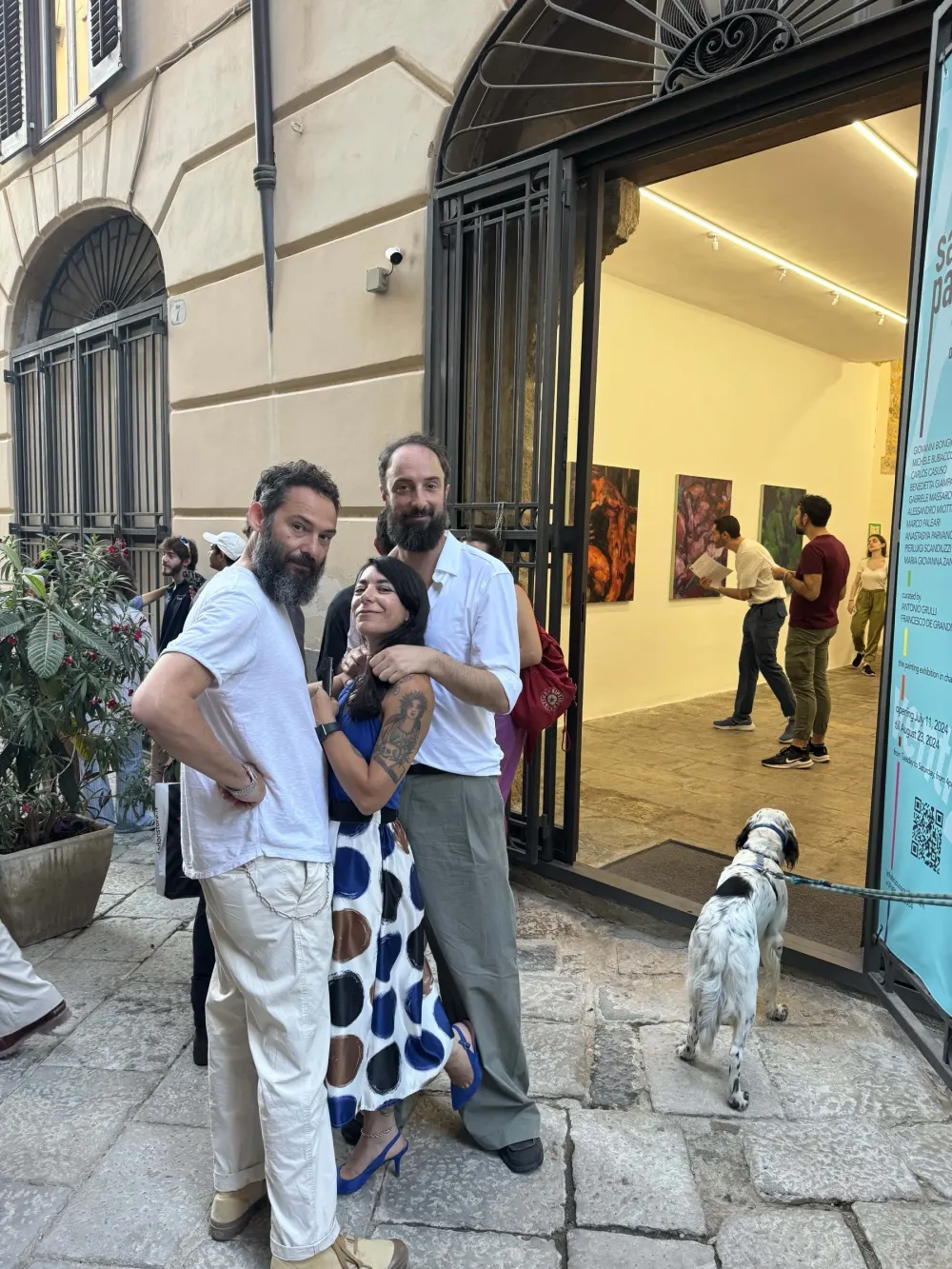 Salon Palermo 4 — Opening, 11 luglio 2024 — Ingresso della galleria 8